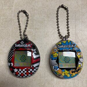 Pair 2021 Bandai Tamagotchi Virtual Pets, Pochitchi. & Rock Glitter